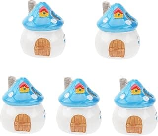 INOOMP 5 Pcs Hamster Nid en Céramique Abri De Hamster Hamster en Céramique Maison De Couchage en Céramique Hamster Maison Animaux Maison De Refroidissement Abri De Grotte De Hamster Cage