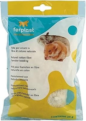 Ferplast Accessori roditori FPU 4630 nido in fibra cotone naturale criceti