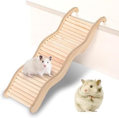 Escalera De Escalada Para HáMster, Escalera Colgante De HáMster De Madera Para Escalar, Juguete De Escalada De Madera Y DecoracióN De Para Animales PequeñOs, RatóN, Rata, Chinchilla, Gerbil Erizo.