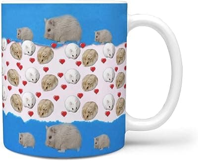 Campbell's Dwarf Hamster Print Mugs