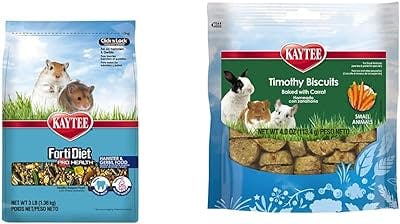 Kaytee Forti Diet Pro Health Hamster Food and Baked Carrot Treats