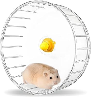 RICHDMI Rueda Hamster, Juguete Para Hamster, Rueda Hamster Silenciosa, Ruedas de Ejercicio Animales Pequeños, 17cm Rueda Para Hamster, Para Hamster Gerbil Conejillo de Indias