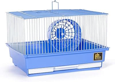 Prevue Pet Products Single-Story Hamster and Gerbil Cage, Blue