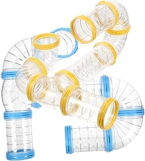 OATIPHO 2 Ensembles Kit De Tube De Hamster Jouets D'Enrichissement De Hamster Tunnel d'exercice Tunnel Pliable pour Animaux De Compagnie Accessoires De Cochon d'Inde Cage pour Cochons
