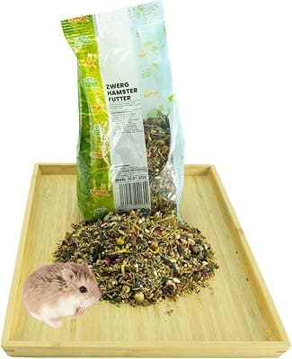 Getzoo Dwarf Hamster Food 500 g I Nature-Oriented I Balanced for a Healthy Diet I Versatile Seed Selection I High-Quality Protein Sources I Diabetes Friendly