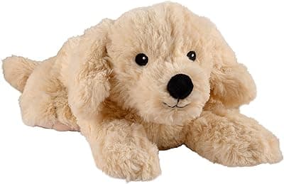 Warmies® Heat Cushion / Stuffed Toy "Golden Retriever" Removable Millet Lavender Filling 35 cm 750 g