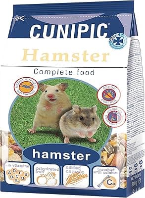 CUNIPIC Alimento para Hamster - 800 gr, Negro, Mediano (Ham 8)