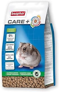 BEAPHAR – CARE+ – Alimentation Super Premium extrudée pour hamster nain – Avec protéines animales – Haute digestibilité & valeur énergétique – Usure naturelle des dents – Sans sucres ajoutés – 700g