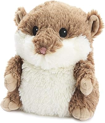 Warmies® French Lavender Scented Hamster Cuddly Toy Fully Heating Brown 11cm