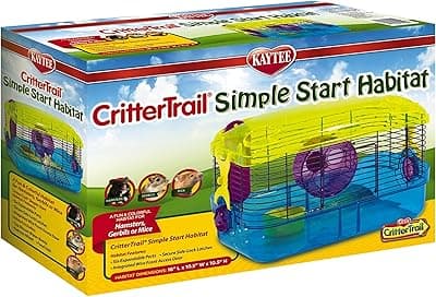 Kaytee CritterTrail Easy Start Habitat for Pet Hamsters, Gerbils or Other Small Animals