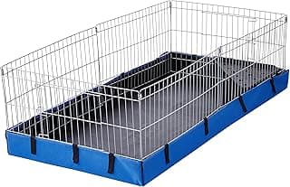 Amazon Basics - Étanche Cochon d'Inde Cage pour petits animaux avec fond en toile, Bleu