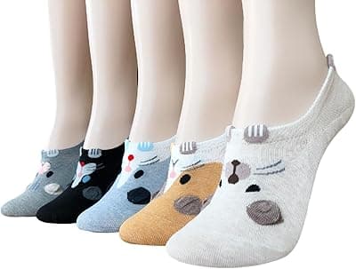 GotYourToes | Women Teen Girls | Cute Animal Print | Liner NoShow Socks | Great gifts