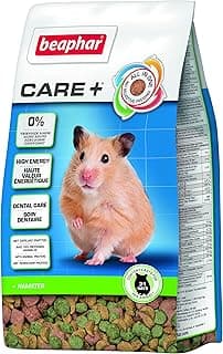 BEAPHAR – CARE+ – Alimentation Super Premium extrudée pour hamster – Avec des protéines animales – Haute digestibilité & valeur énergétique – Usure naturelle des dents – Sans sucres ajoutés – 250g