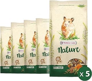 VERSELE-LAGA - Nature Hamster - Mélange Varié et Riche en Céréales pour Hamsters - 5x700g